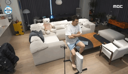 전현무 실내 자전거