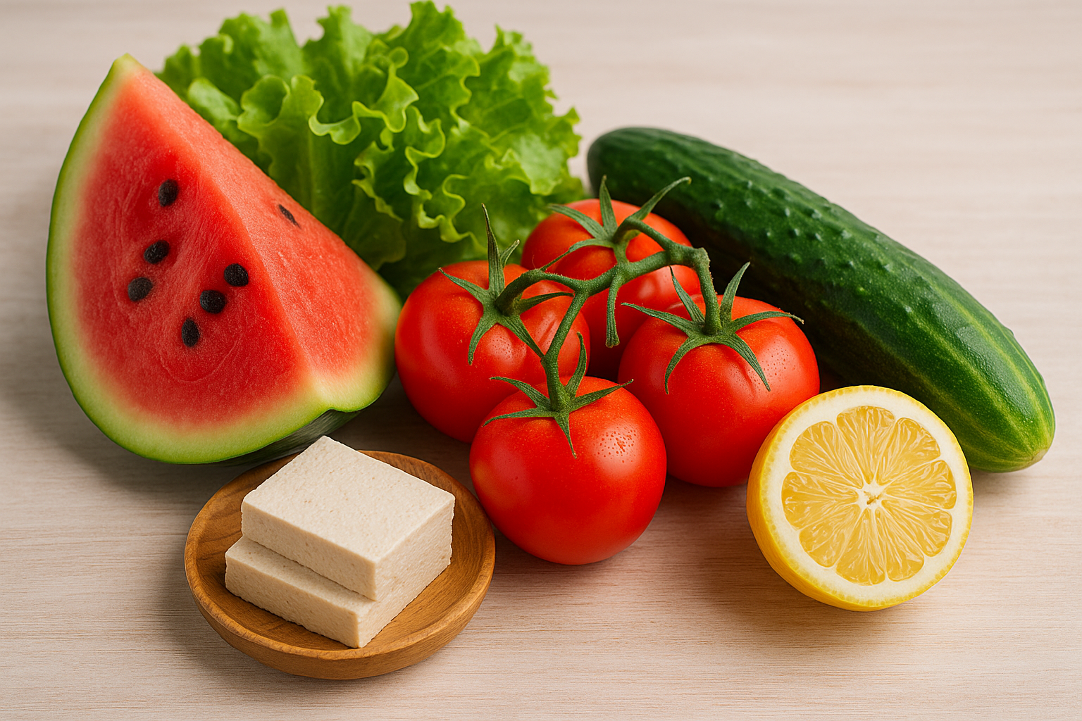 더위에 좋은 음식 관련 이미지