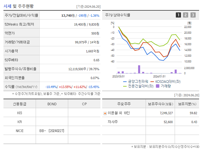 금양그린파워_기업개요