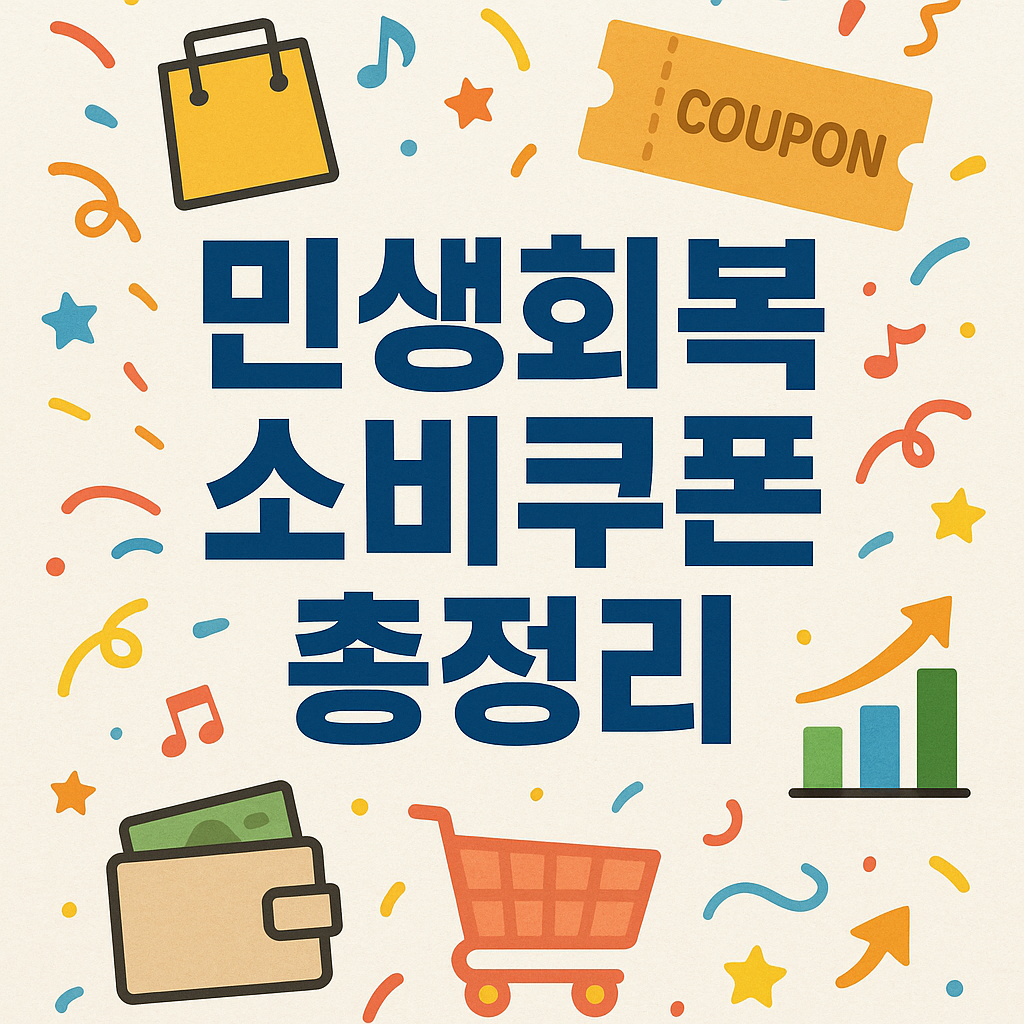 민생회복 소비쿠폰 총정리