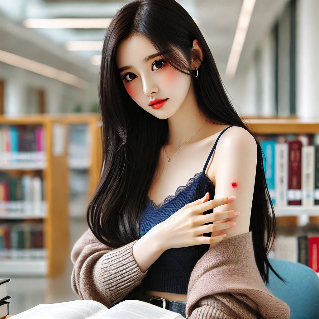 빨간점이 생기는 이유