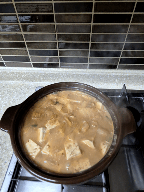 공주 알밤청국장으로 끓인 청국장 ^^