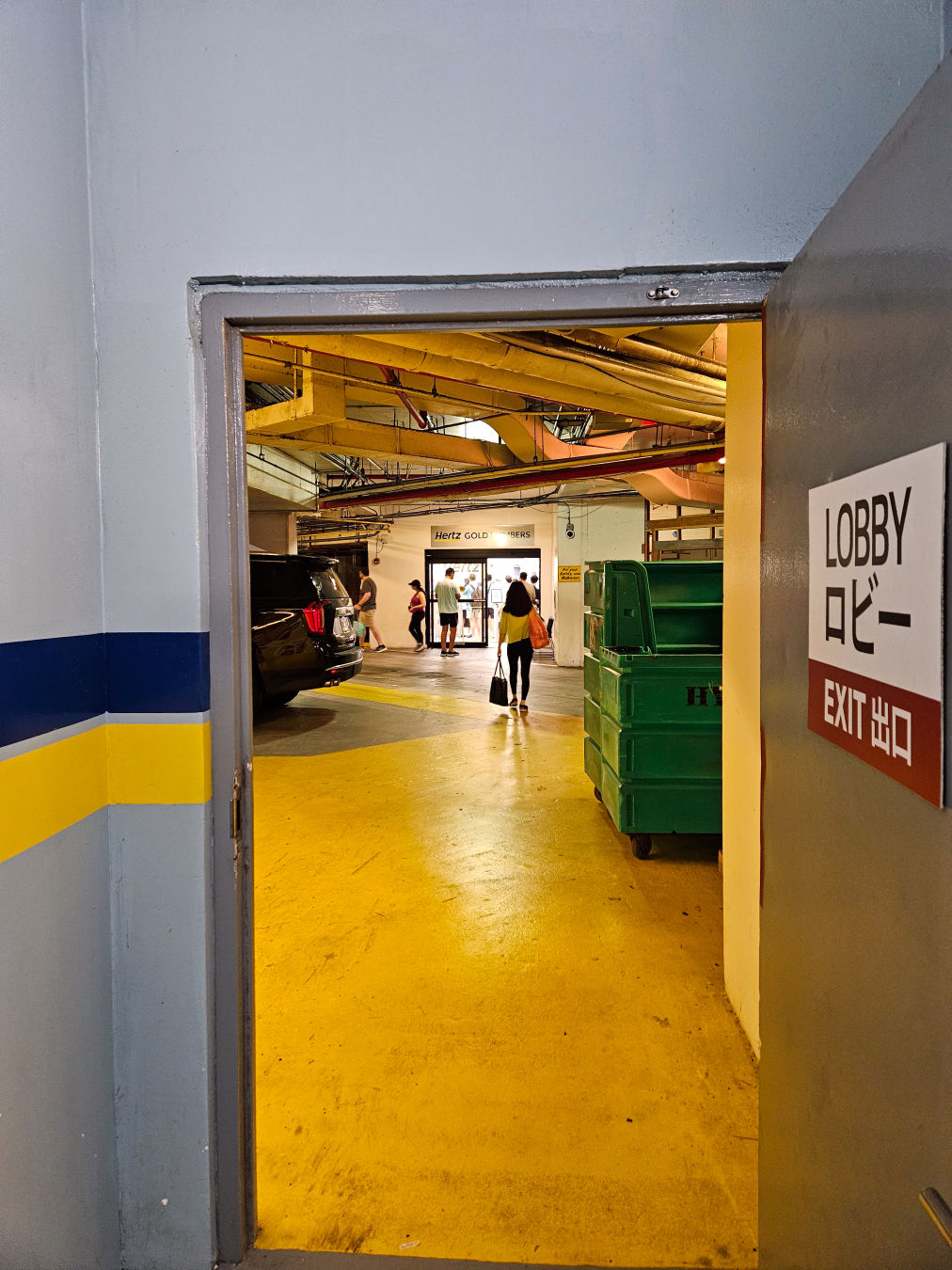 허츠 렌트 지하 골드멤버