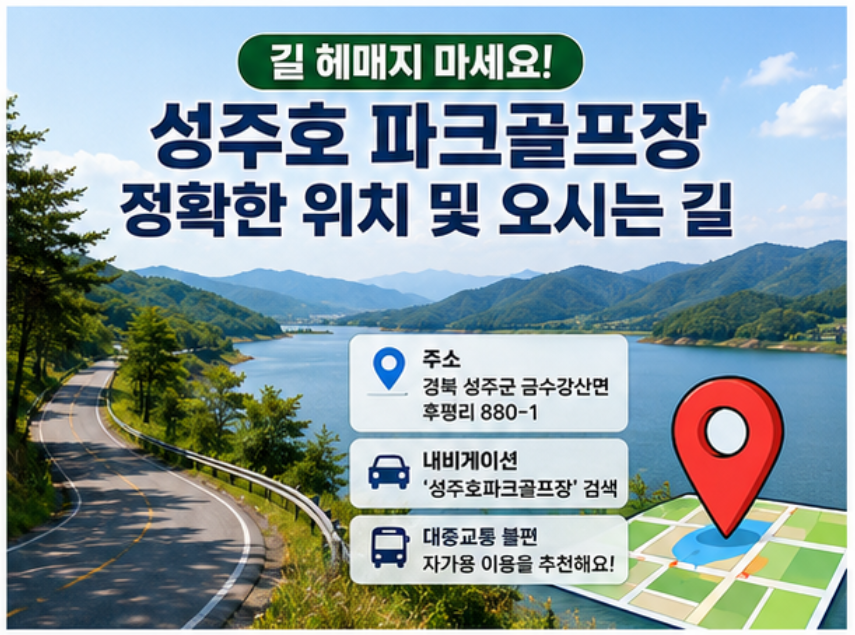 호수뷰 맛집에서 18홀 무료 라운딩! 성주호 파크골프장 예약 꿀팁 &amp; 여름 변경 시간 총정리
