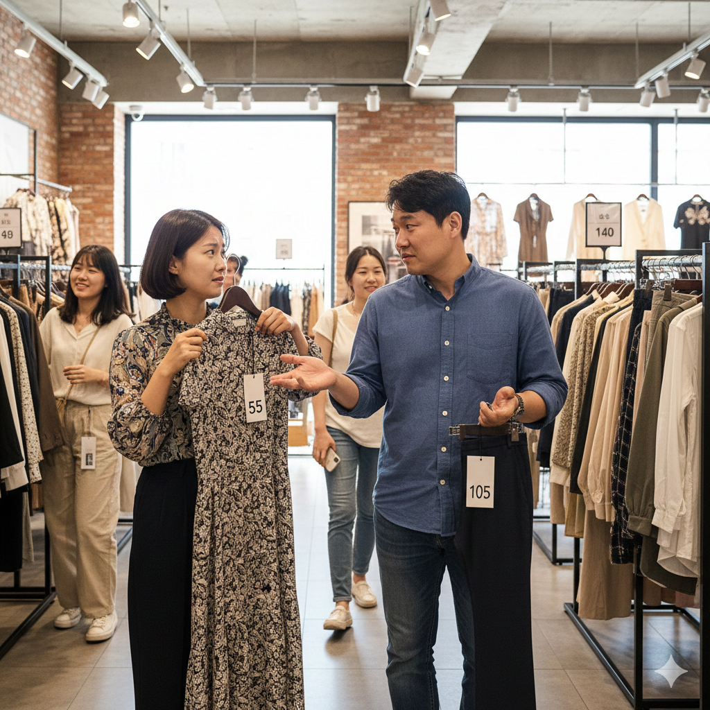 남자옷 여자옷 차이 총정리 – 44·55·66 사이즈 뜻부터 95·100·105, 국가별 의류 사이즈 비교