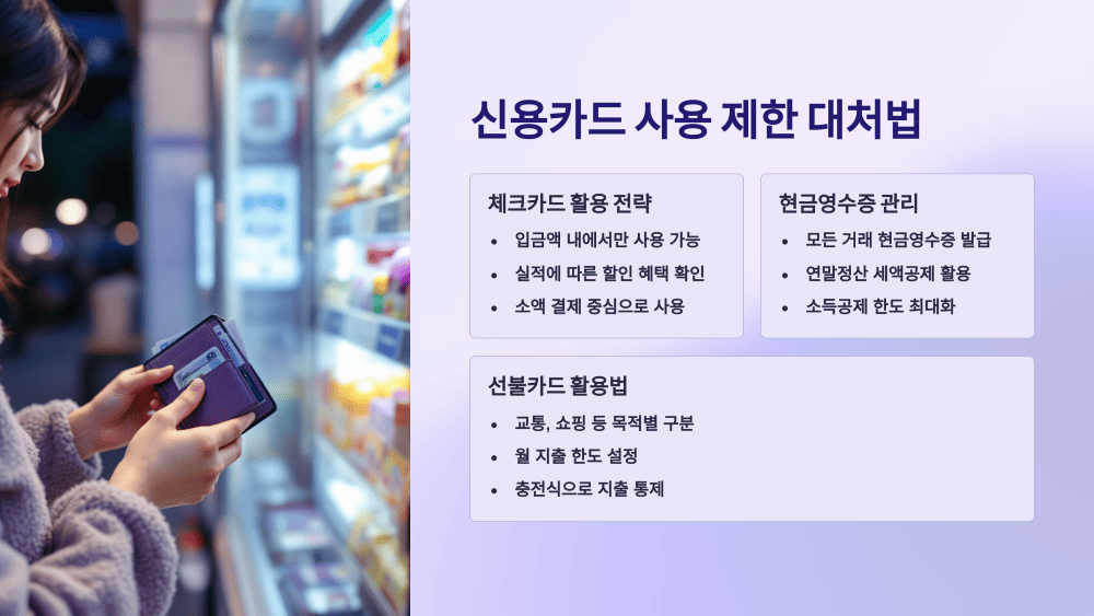 신용카드 사용 제한 대처법