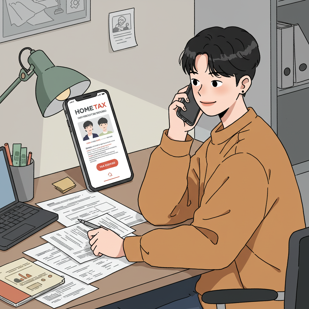 국세청 종합소득세 원클릭 환급 신청 방법, 종소세 신청 서류