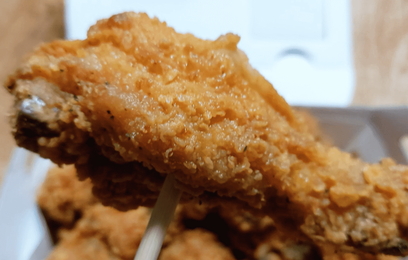 BBQ 핫황금올리브 크리스피 닭다리