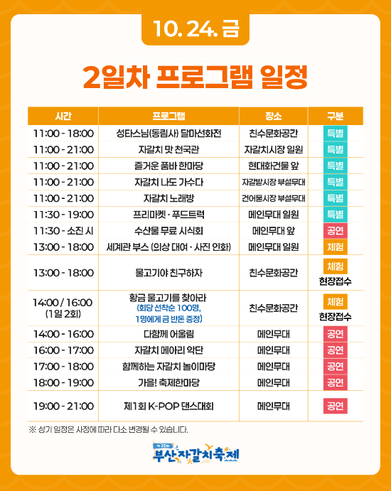 제 32회 2025 부산 자갈치 축제