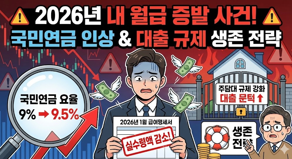 2026년 국민연금 인상과 주담대 규제