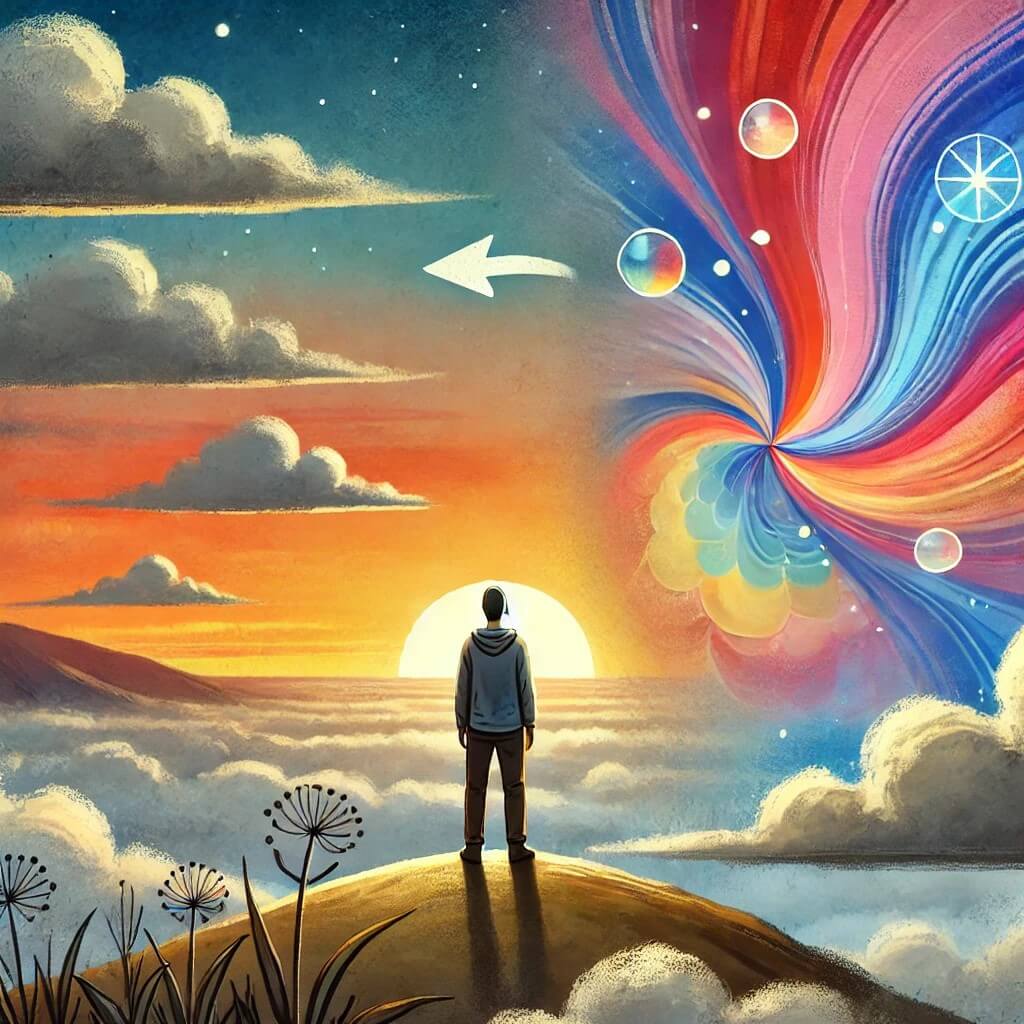 부정적인 것에서 긍정적인 것으로 전환을 반영하는 리프레이밍의 변형적 힘