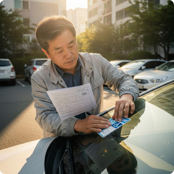 차량5부제 장애인 차량 면제 등록 절차