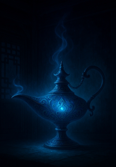 다 이루어질지니 요술램프 지니