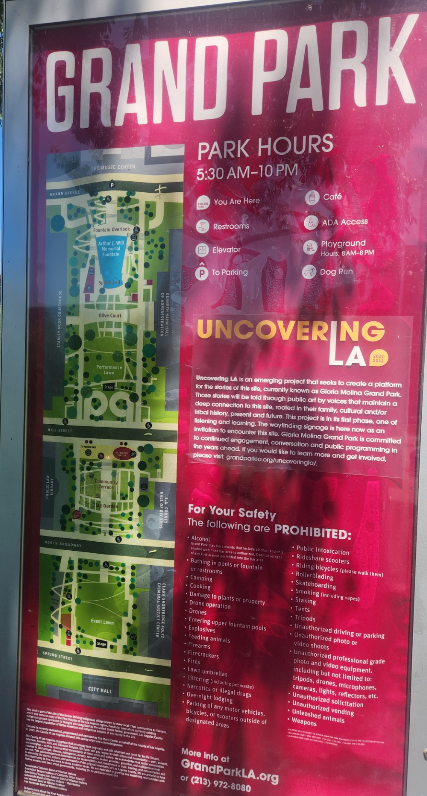 Grand Park 안내판 이미지