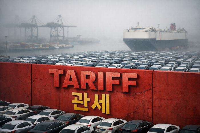 보호무역주의와 관세 정책 강화로 인해 수출길이 막힌 한국 자동차 산업의 위기.