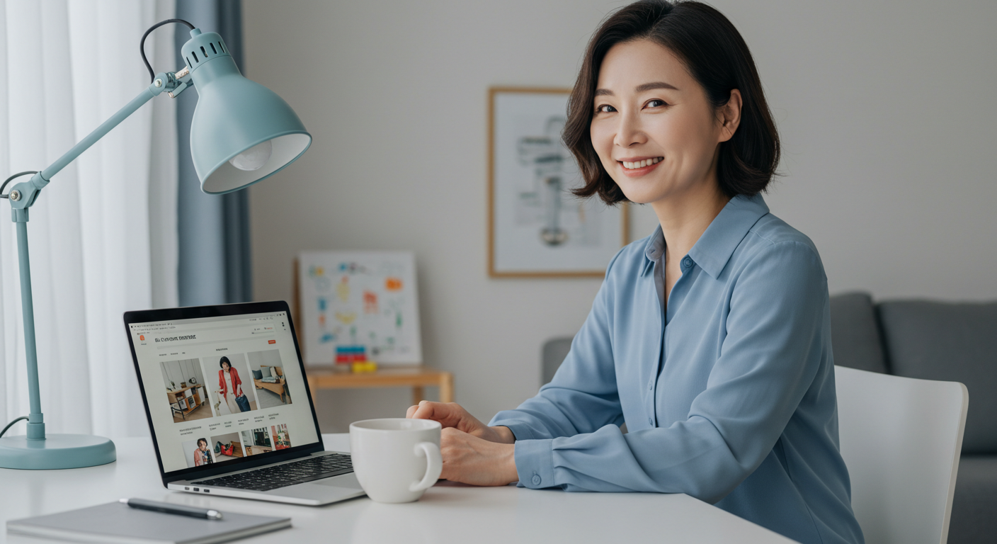 40대 주부, 쇼핑몰 창업으로 제2의 인생 시작하기: 성공 비법 공개!