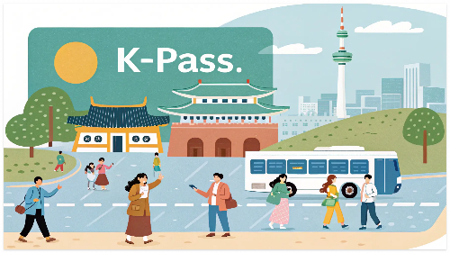 K-패스 외국인 관광객에게도 스마트 교통카드 혜택