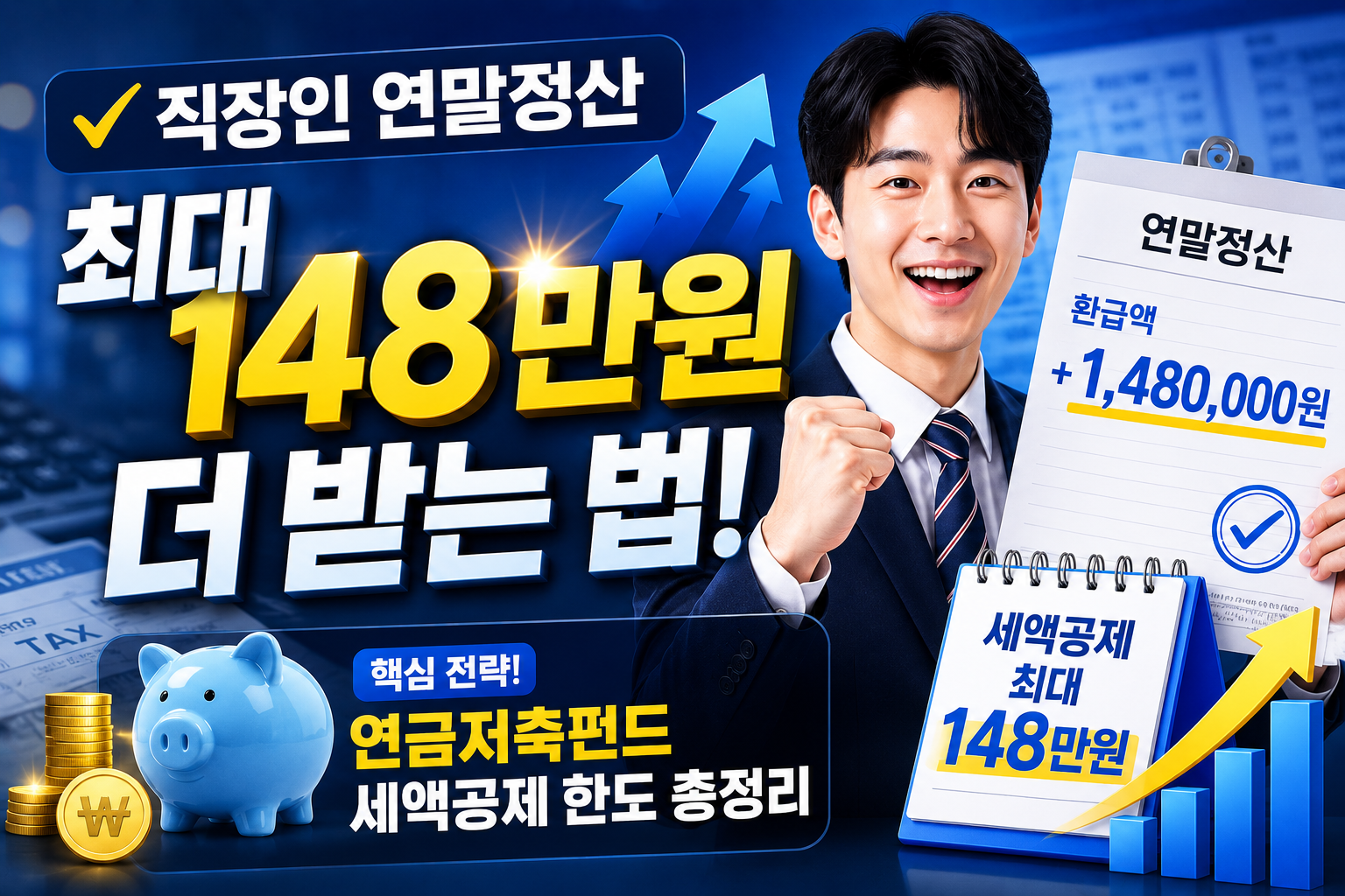 직장인 연말정산 최대 148만원 더 받는법