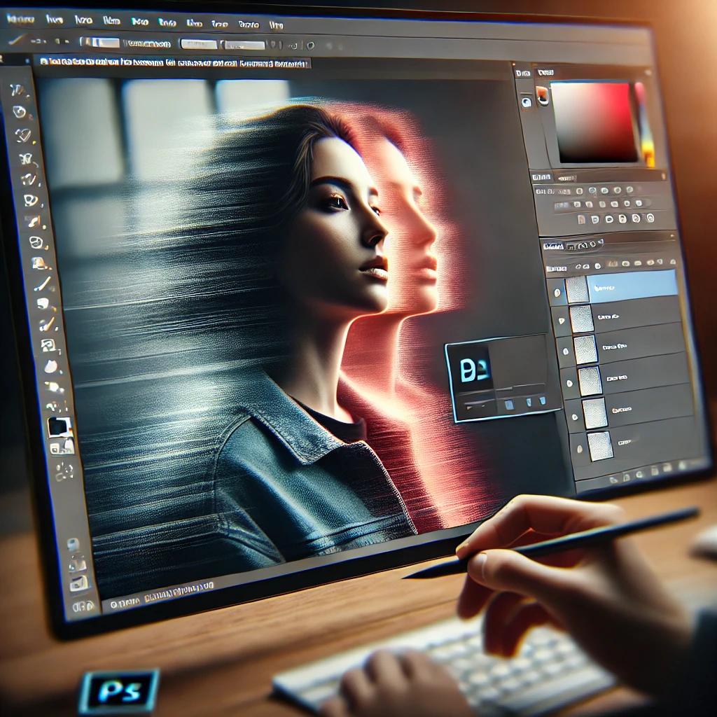 포토샵 배경 흐리게