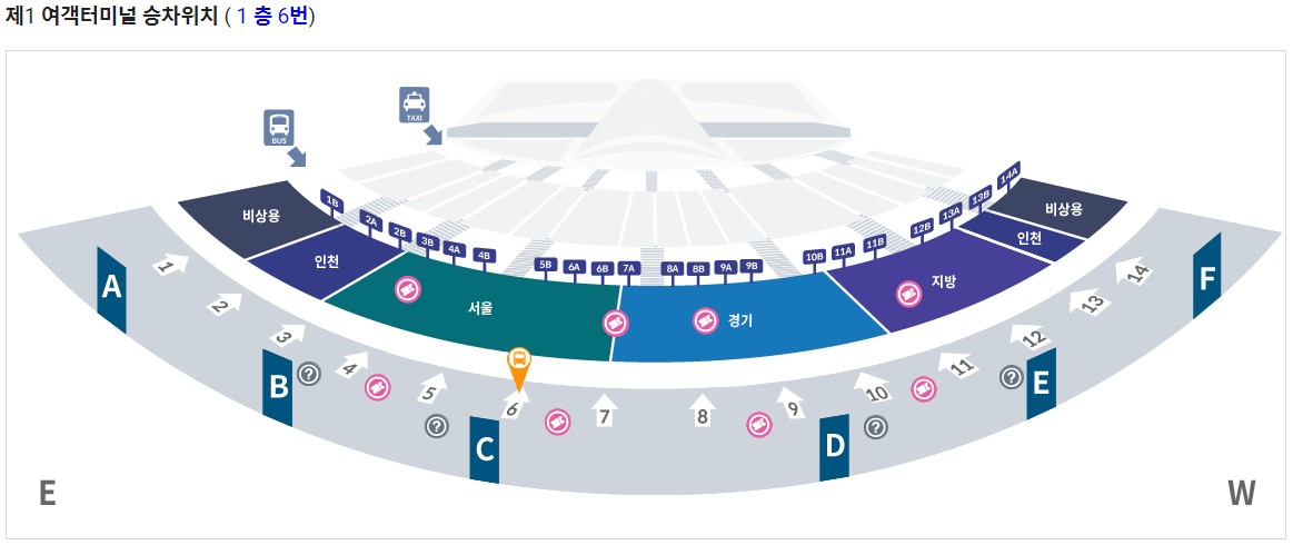 6018번 신도림 인천공항 리무진 버스 노선 시간표 요금 예약 방법