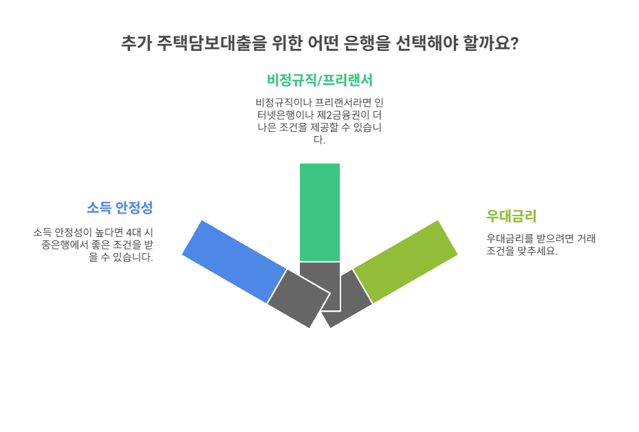 은행별 심사 기준 차이와 유리한 선택