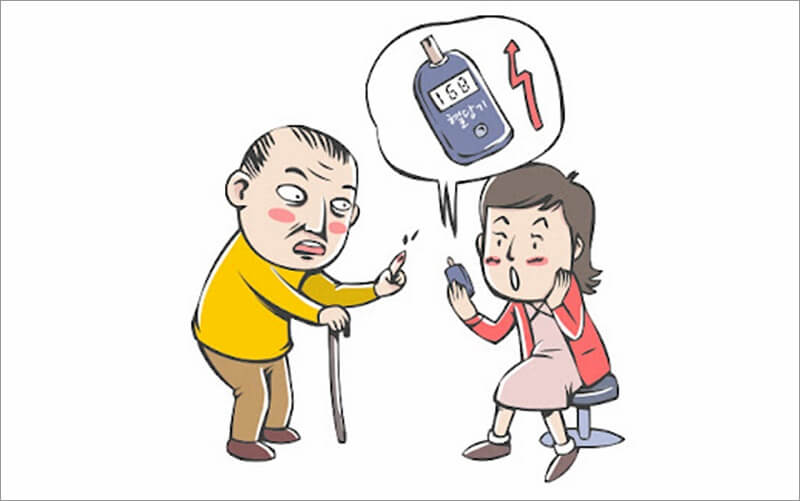 설탕대체가루(좌)당뇨병 환자(우)