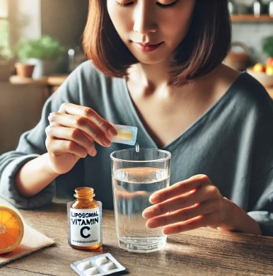 리포좀 비타민을 챙겨먹는 사람