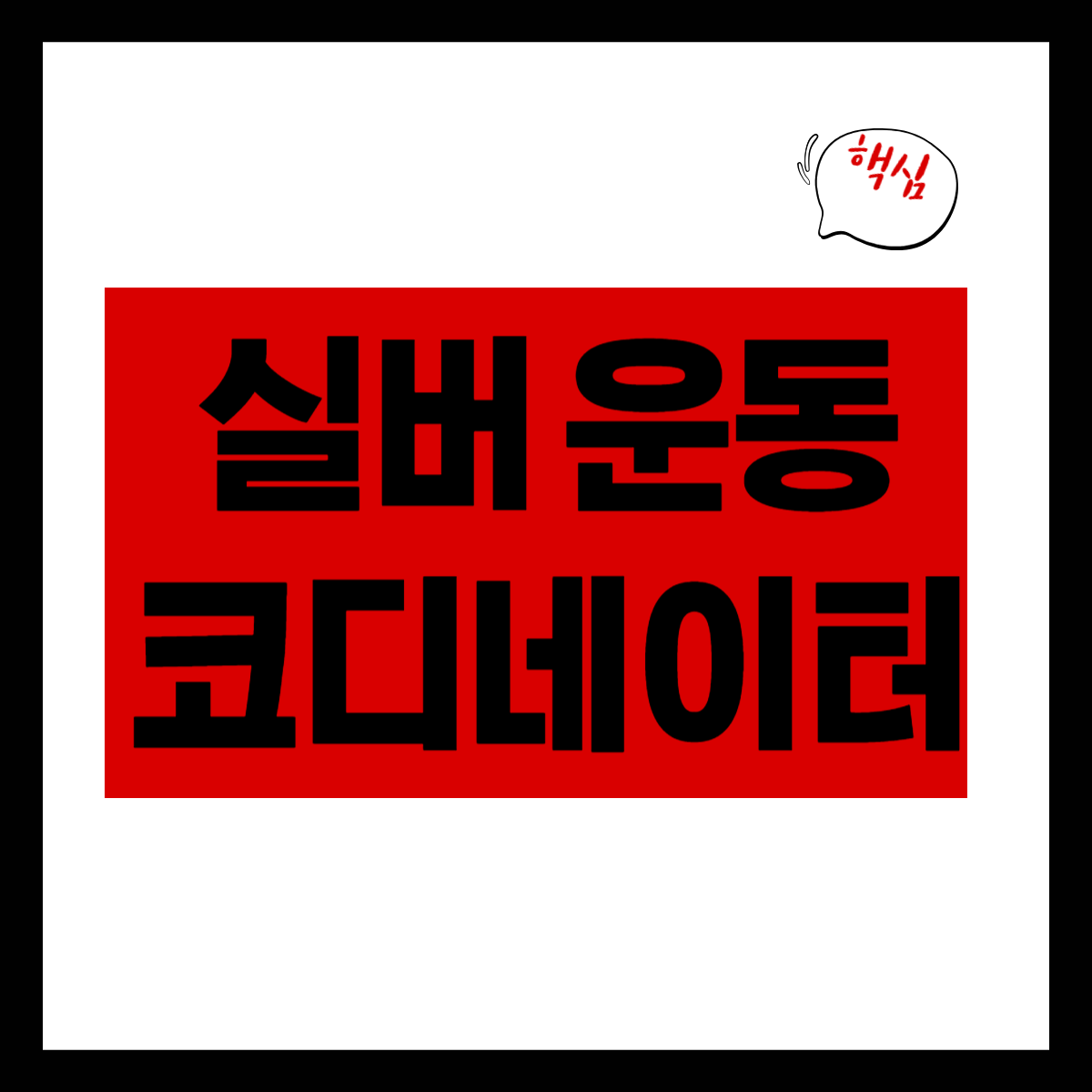  실버 운동 코디네이터