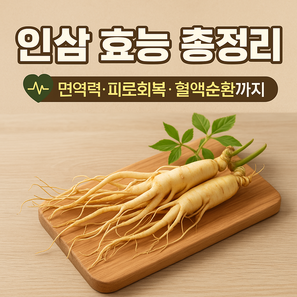인삼 효능과 전통 약재 활용법, 한국인의 건강 비밀