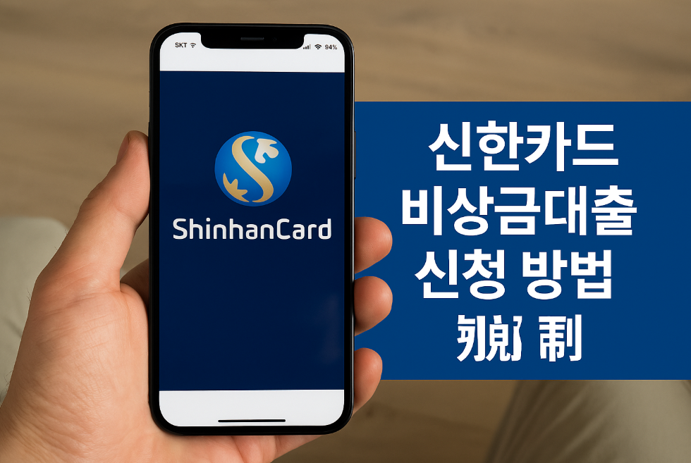 신한카드 비상금대출 신청방법 정리