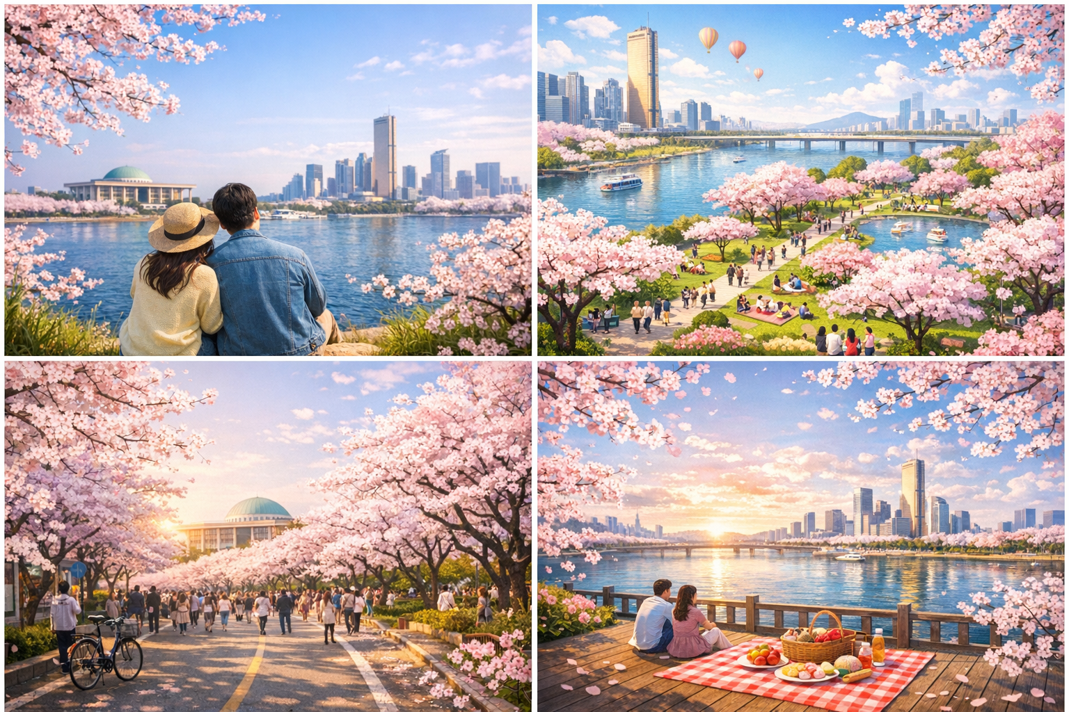 여의도 벚꽃 여행 이미지