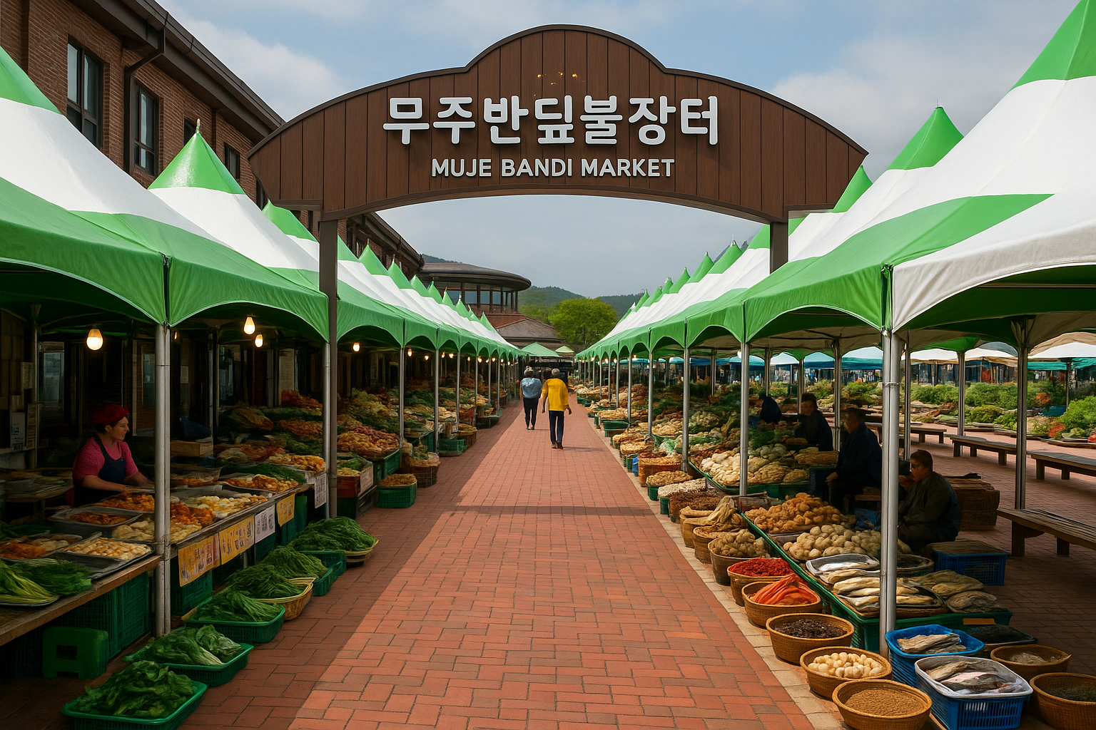 무주 전통시장 반딧불 장터 이미지