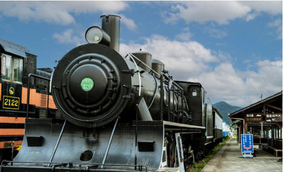곡성 기차마을 증기기관차