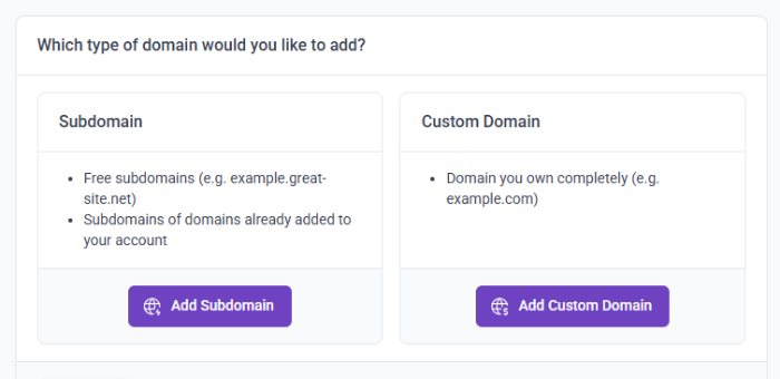 개인도메인 연결