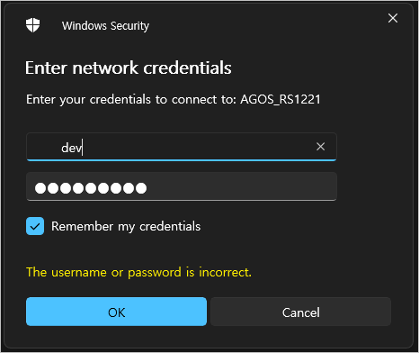 credential login
