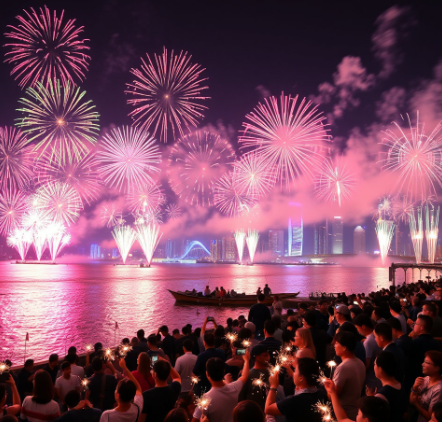 여의도불꽃축제그림