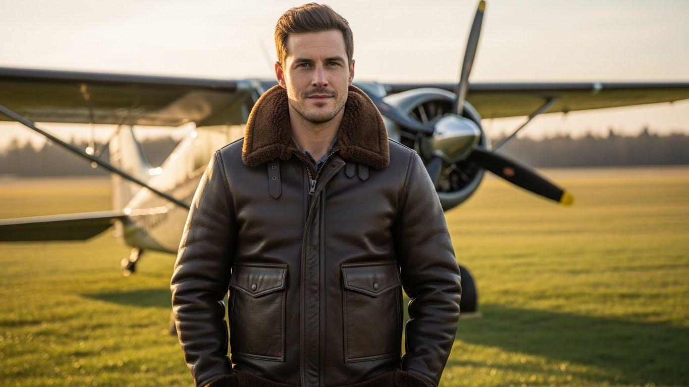 남성 패딩 항공점퍼