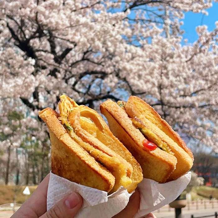 놀면뭐하니 중랑역 중화동 태능시장 시장 햄치즈 야채 계란 옛날 토스트 맛집