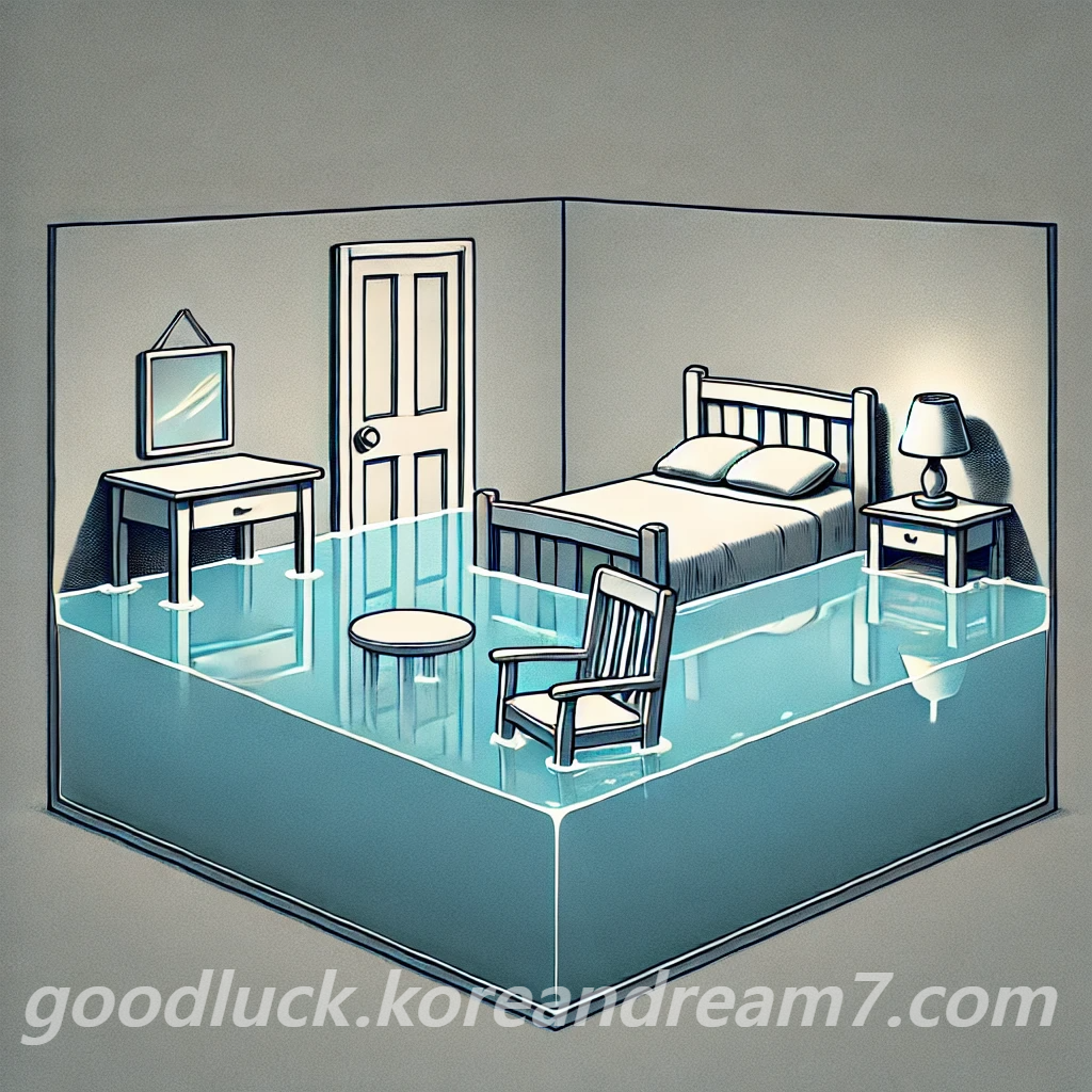 방에 물이 차는 꿈