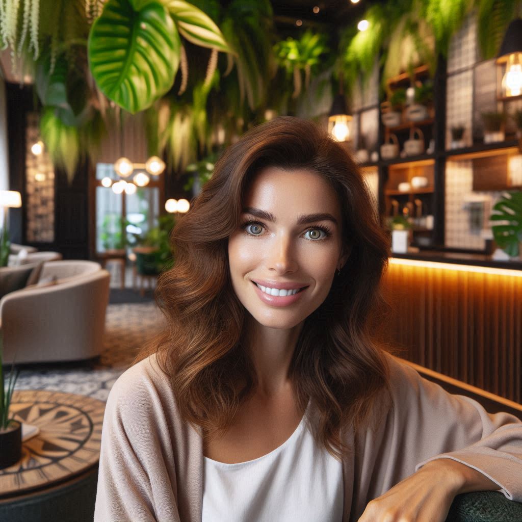 피부,체형관리 샵 배경