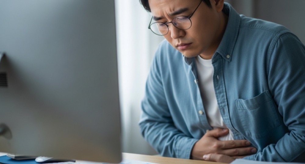 오래 앉아 피로