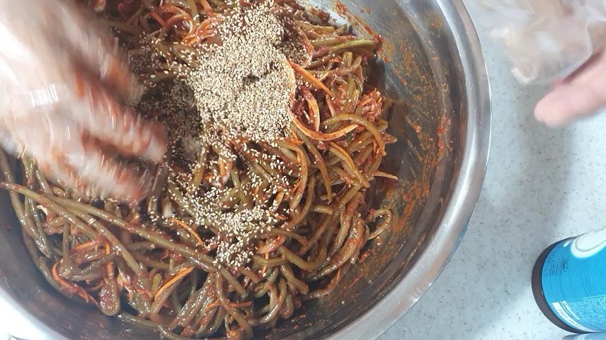 고구마줄기김치