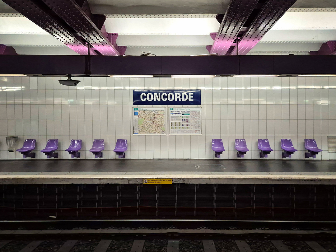 프랑스 파리 지하철 8번선 콩코드역 (paris metro line 8 concorde) 무료이미지