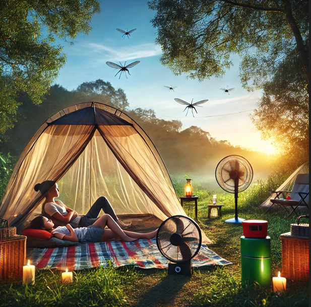 여름 벌레 걱정 없는 캠핑 사진