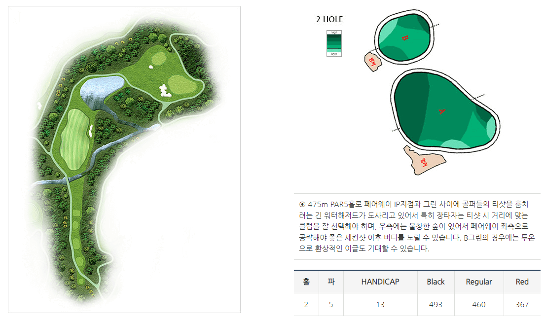 루나힐스안성 컨트리클럽 오크힐코스 2