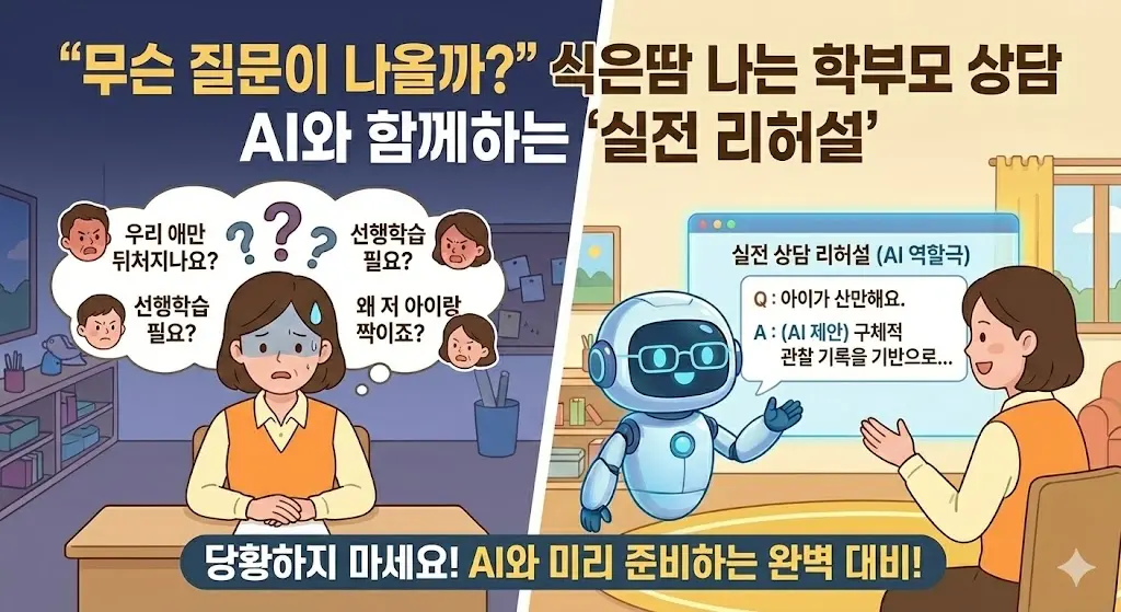 학부모 상담, AI와 함께하는 '실전 리허설'