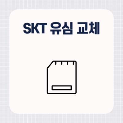 SKT 유심 교체 비용