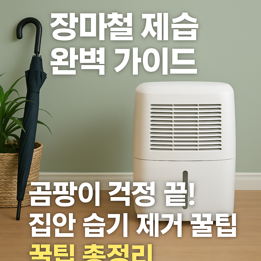 장마철 제습 완벽 가이드 - 곰팡이 걱정 끝! 집안 습기 제거 꿀팁 총정리