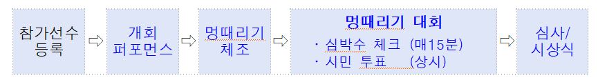 한강멍때리기 대회 절차