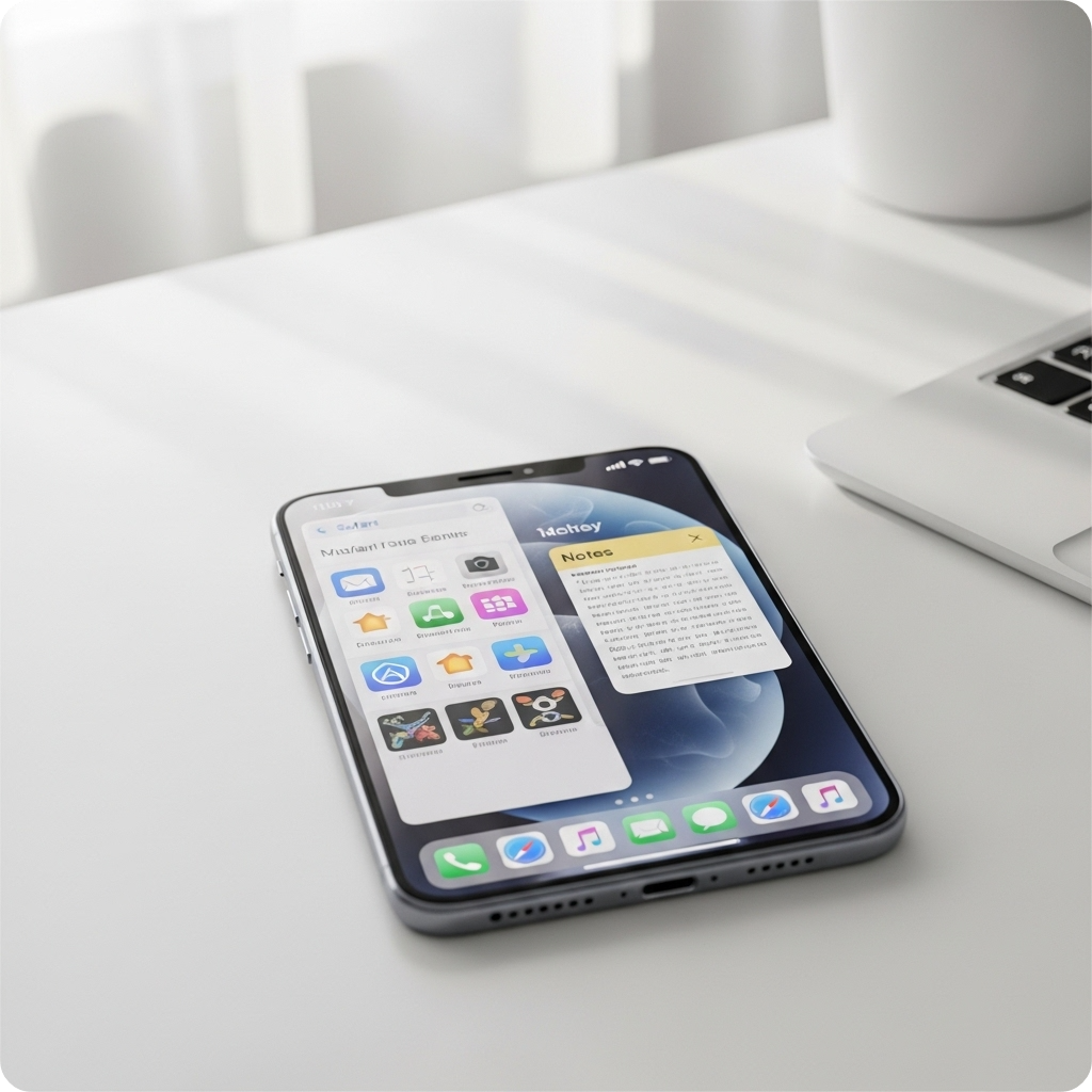 아이폰에서 갤럭시처럼 멀티태스킹하는 방법